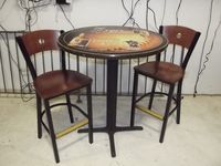 Man Cave Auction Vintage Neon - Poker Table - Foosball - Bumper Pool